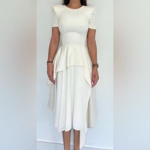 NWT, Alexander McQueen ivory dress.